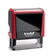 4912 Trodat Printy 4912 Self Inking Text Stamp Red With Red Pad, 47x18mm, Replacement inkpad 6/4912